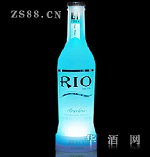RIO锐澳限量发光瓶-蓝玫瑰味威士忌鸡尾酒-预调酒