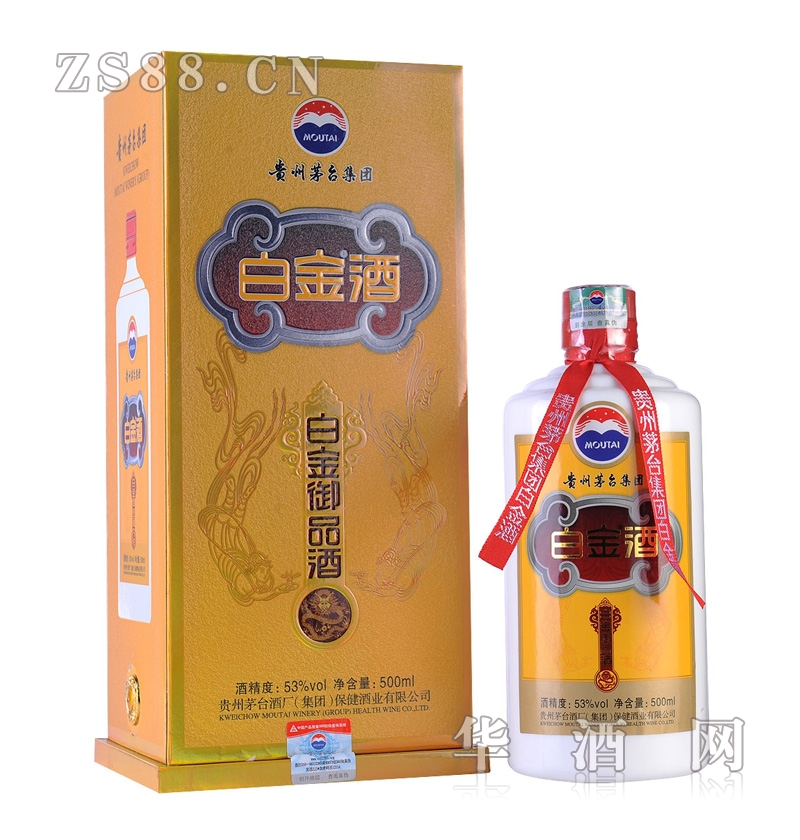 53°茅台集团白金御品酒500ml_茅台-中国美酒网